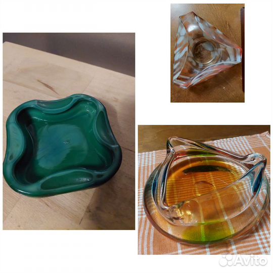 Пепельницы большие и маленькие винтаж