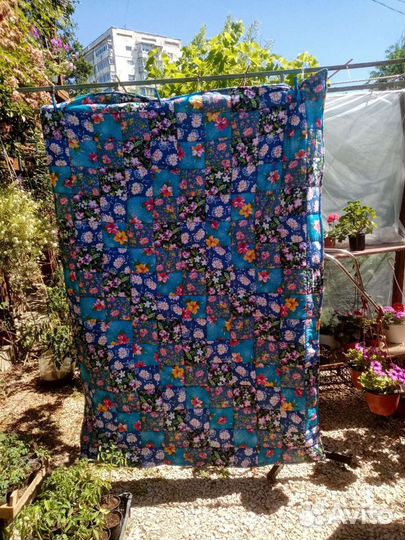 Одеяло пэчворк, деревенский стиль