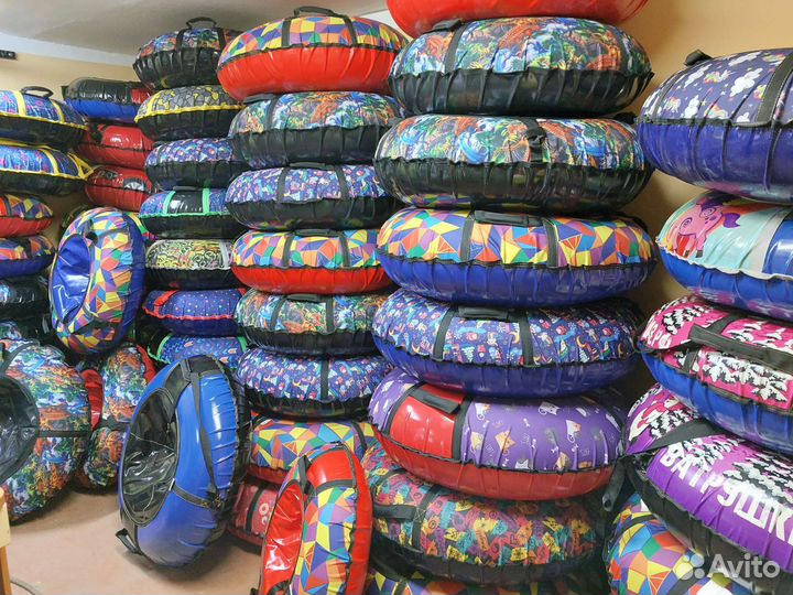 Санки ватрушки-тюбинги опт и в розницу 70-150 см