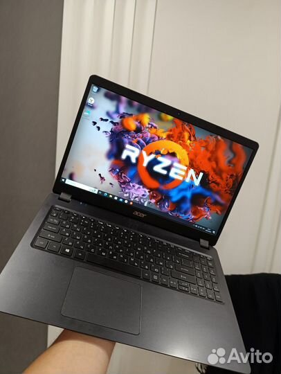 Мощный ноутбук Acer aspire Ryzen 5/ssd /IPS/vega8