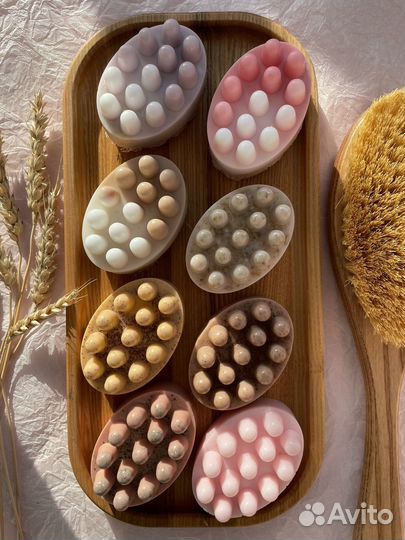 Мыло с люффой и мыло-скраб