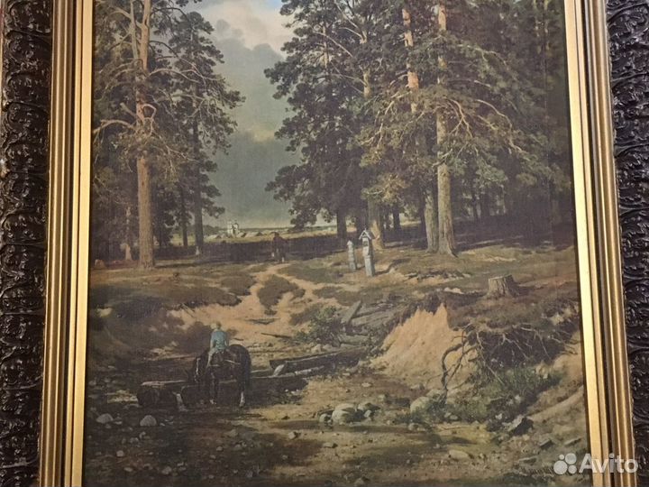 Старинная картина «Святой источник у Елабуги»