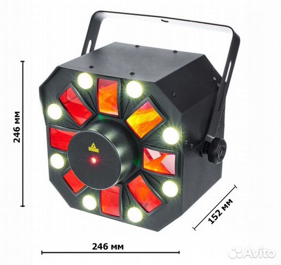 Световой прибор, эффект Derby Laser