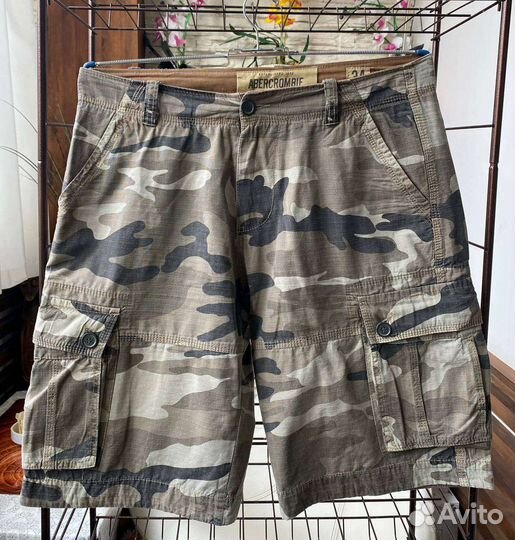 Мужские шорты карго Abercrombie&Fitch