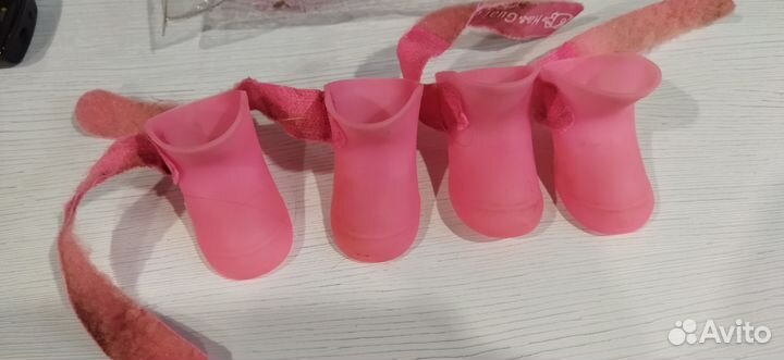 Силиконовые ботинки для собак