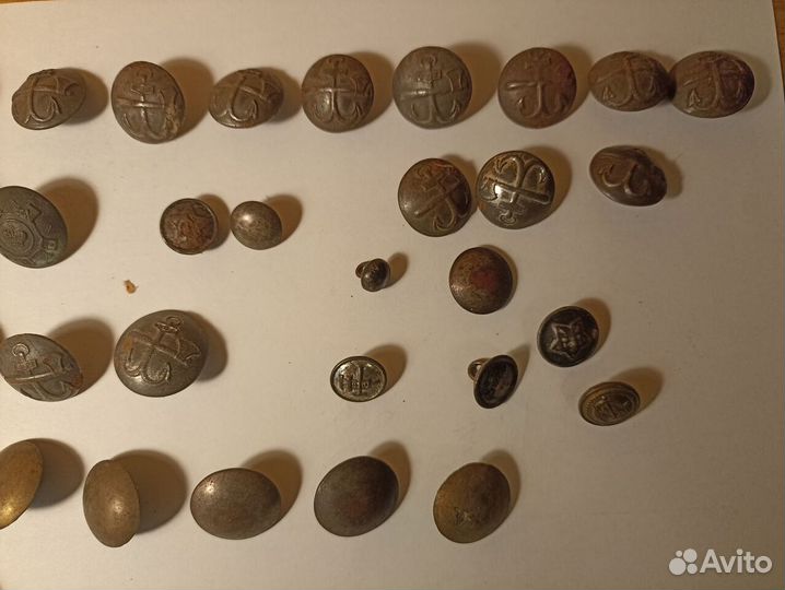 Старинные пуговицы до 1917 года