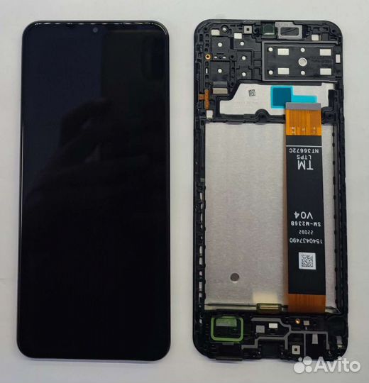 Оригинальный дисплей Samsung Galaxy A13, в рамке