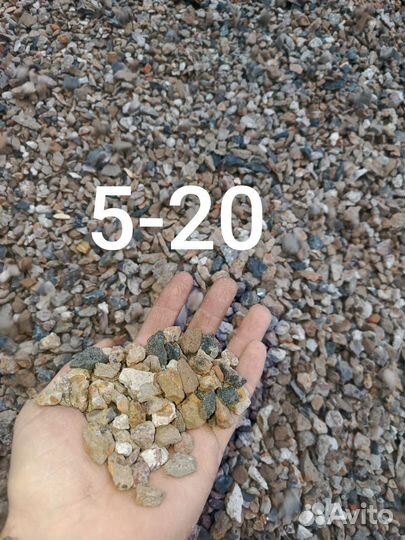 Дробленый кирпич и бетон