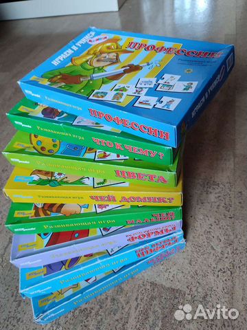 Развивающие игры - пазлы в отличном состоянии