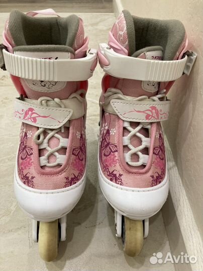 Ролики раздвижные kreiss (шлем, наколенники)