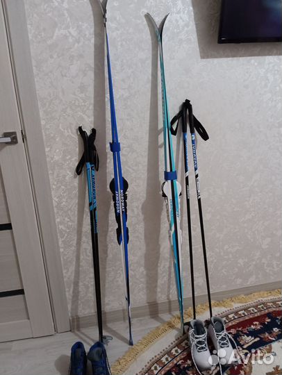 Лыжи беговые fisher детские