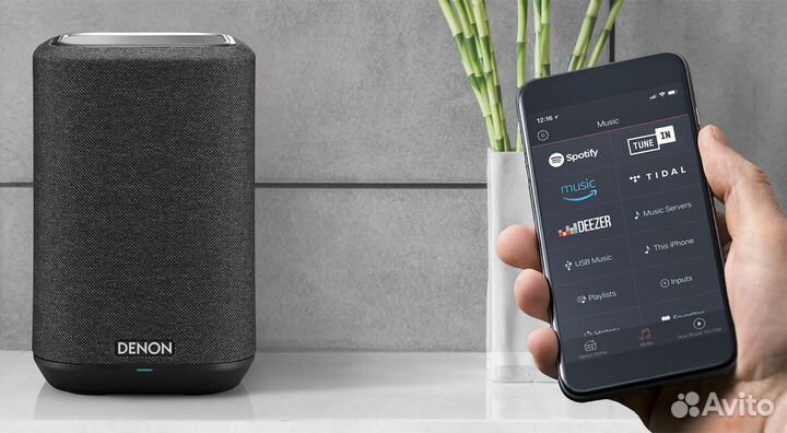 Denon Home 150 Heos Black акустика