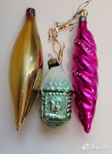 Елочные игрушки СССР