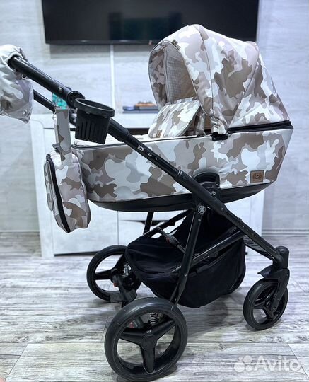 Коляска Adamex Reggio 3 в 1 крутая (доставка)