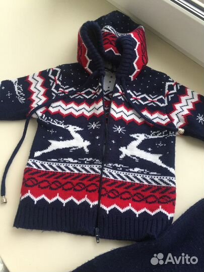 Шерстяной костюм детский