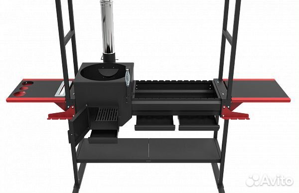 Печь-мангал Искандер - 400 Инклайн Эйр