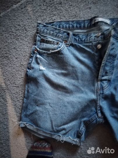 Шорты джинсовые zara