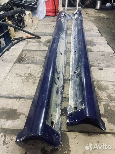 Накладки порогов subaru legasy be5