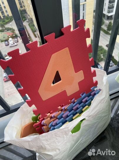 Развивающий коврик пазл