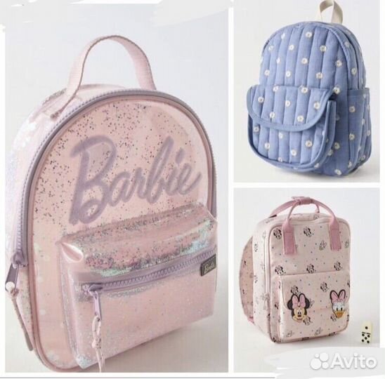 Zara Barbie рюкзак для девочки школьный, детсад