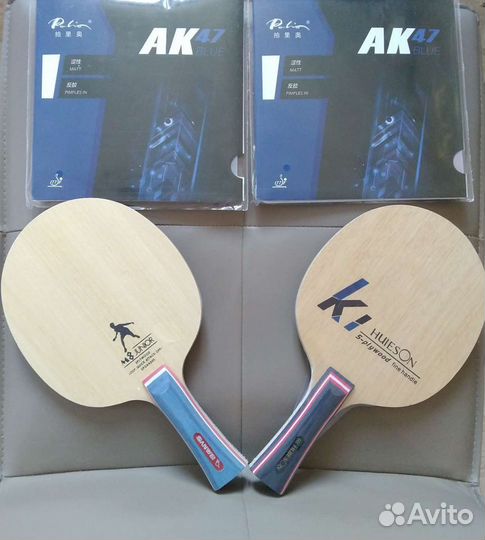 Накладки и основания. Настольный теннис