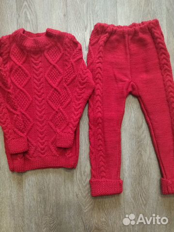 Детский костюм ручная вязка