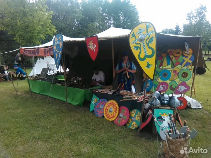 Детские деревянные щиты викинга оружие из дерева