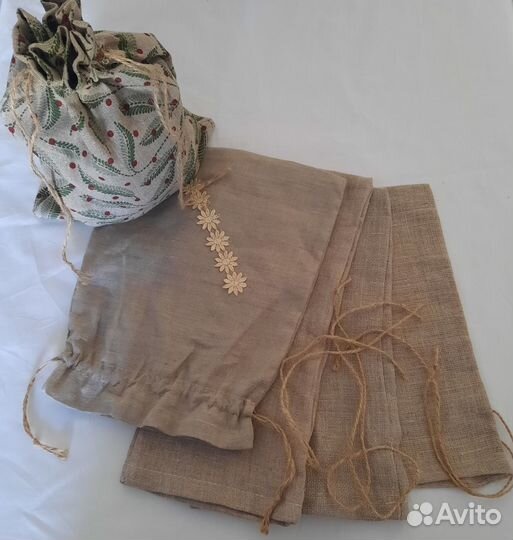 Мешочек из льна