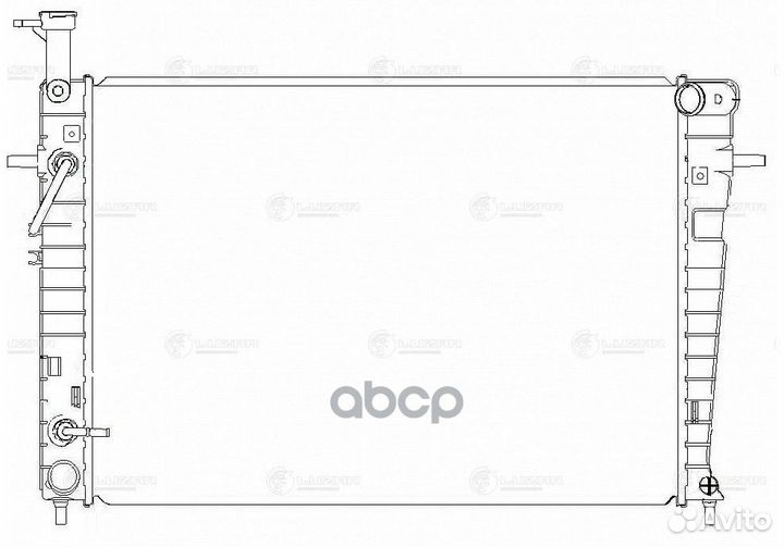 Радиатор охл. для а/м Hyundai Tucson/Kia Spor