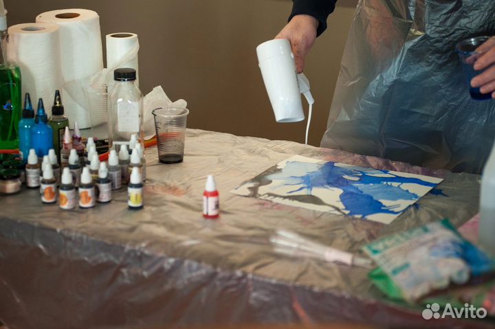 Мастер-класс по рисованию чернилами