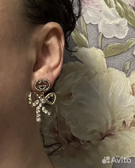 Шикарные серьги Гуччи