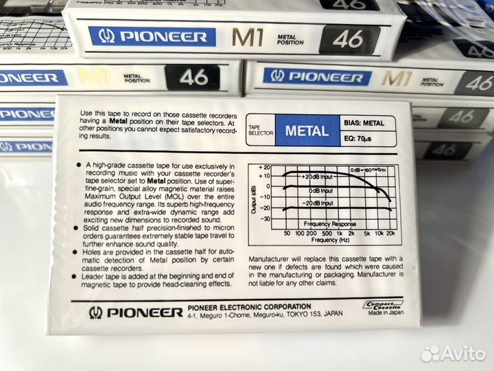 Аудиокассеты Pioneer m1 46