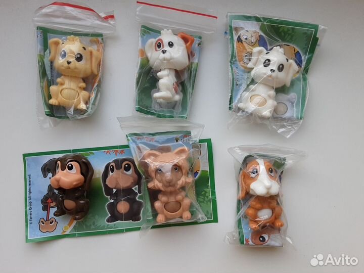 Киндер брызгалки животные, собачки, кошечки