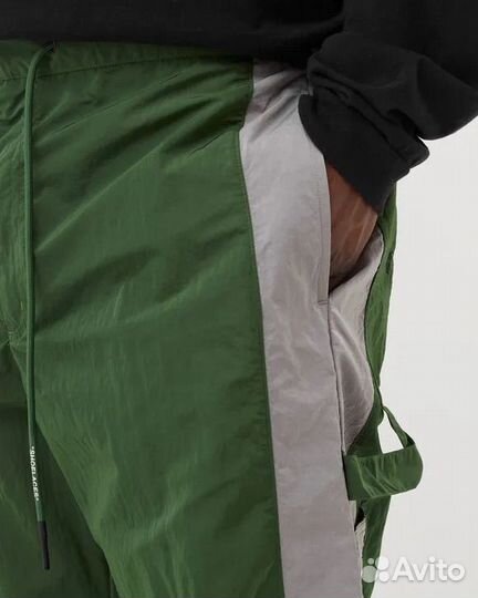 Брюки OFF-white x AIR jordan track pant green