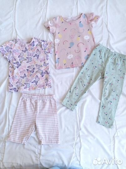 Нарядные вещи пакетом на девочку 74-80-86 benetton