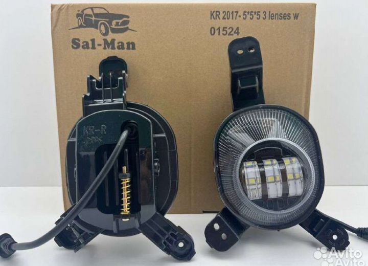 Противотуманные фары Sal Man кия Рио 2017-2020год