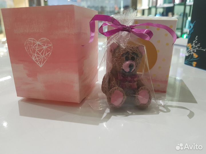 Медвежонок из шоколада (с начинкой)