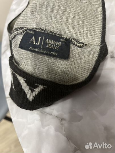 Мужская шапка armani оригинал