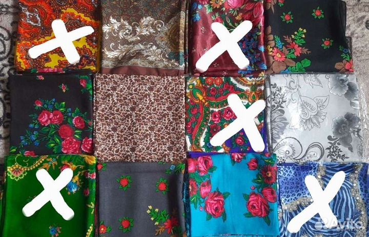 Платки новые от 50 до 600