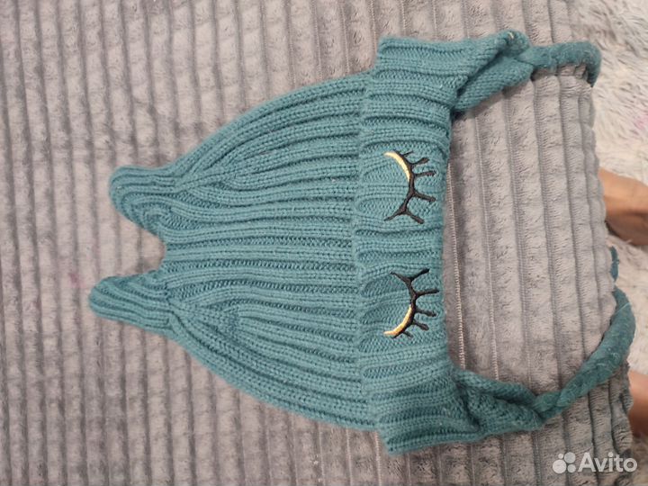 Шапка зимняя для девочки 52 54