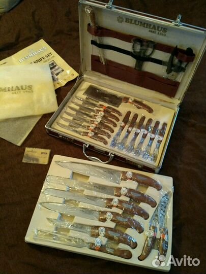 Новый набор ножей для барбекю blumhaus 24 предмета