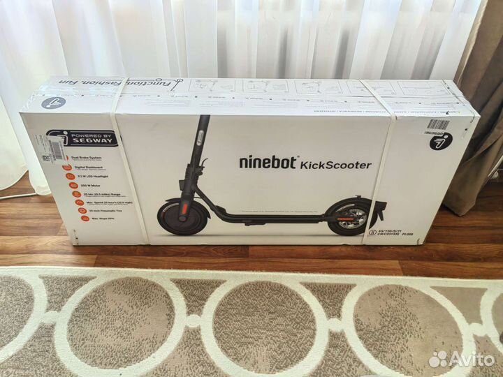 Новый электросамокат Ninebot F25E - чек, гарантия