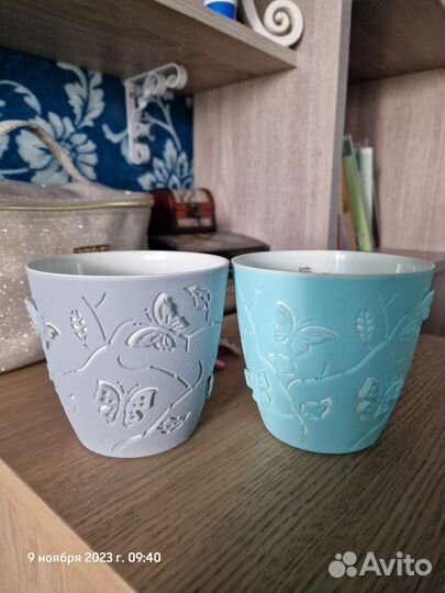 Горшок цветочный пластиковый