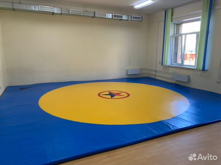 Ковер борцовский для вольной и греко-римской борьб