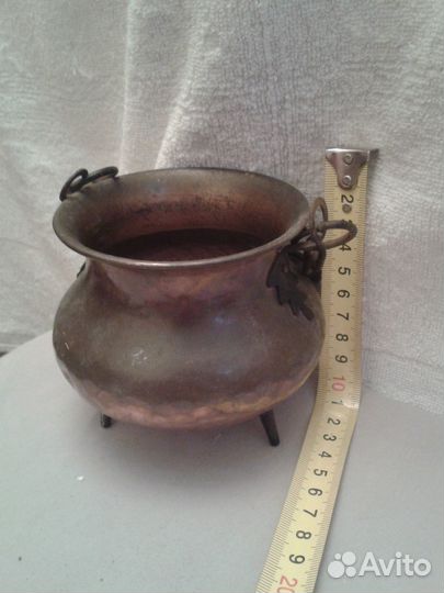 Кувшин ручной работы10 см.Медь.Германия