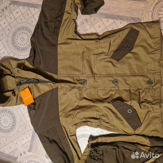 Горка 3м на замке и ленточных пуговицах, хаки