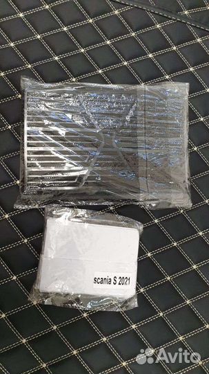 3d коврики из экокожи Scania S 2021