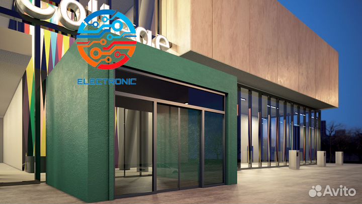 Двери автоматические раздвижные