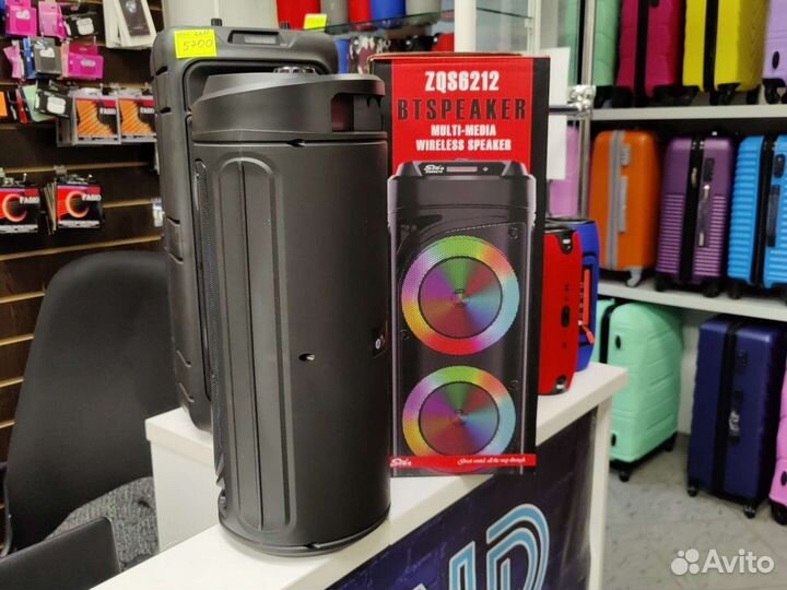 Большая мощная портативная беспроводная колонка