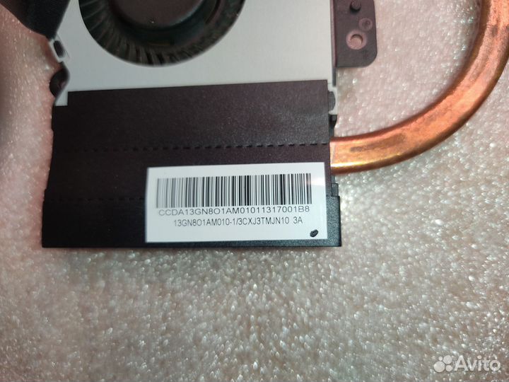 Система охлаждения для ноутбука asus X55U